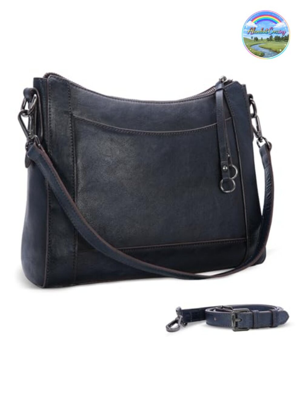 Genuine Leather Crossbody Shoulder Bag Everyday Purse